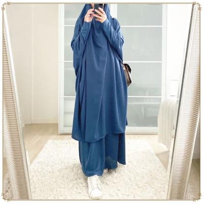 China Comfortable Feel Comfortable Abaya Muslim Women Dress Long Solid Color Abaya Dress Muslim Dress ID Feel Long Dress Woman for sale