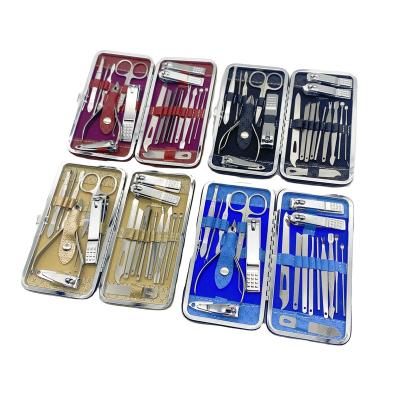 China manicure & Professional Pedicure Set Manicure Set Nail Clippers Kit Pedicure Care Tools Stainless Steel Women Manicure And Pedicure Set for sale