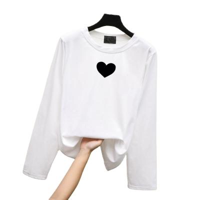 China Long Sleeve T Shirt Men And Women Soft Clothes Loose Leisure Shirts Wholesale for sale