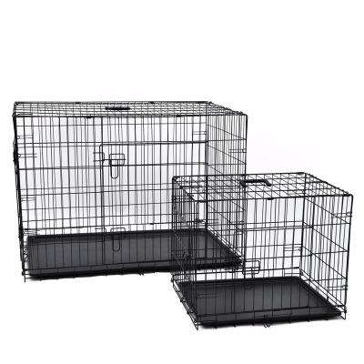 China Sustainable High Quality Multiple Sizes Cheap Dog Kennel Metal Stainless Steel Foldable Dog Cage for sale