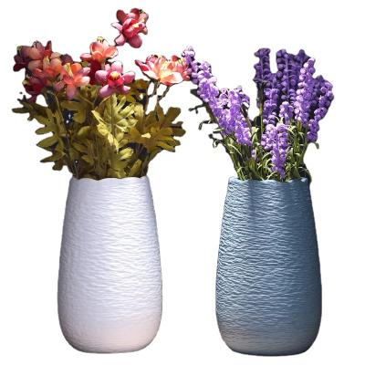 China Contemporary Vase Wholesale Ceramic Ornaments Home Containers Living Room Small Decorative Vase for sale