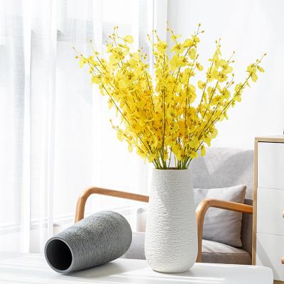 China Contemporary Best Selling Simple Ceramic Soft Mounted Dry Flower Arranging Crafts for sale