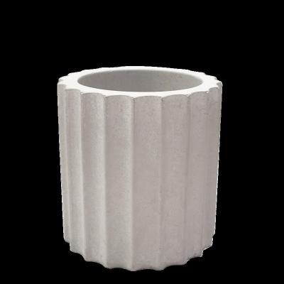 China Home Decoration Customized Cylindrical Candle Cups Ceramic Filling Wax Cups Aromatherapy Candle Cups for sale