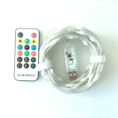 China Decoration Digital String Lights RGBIC USB Smart Fairy String Lights Plug In Christmas for sale