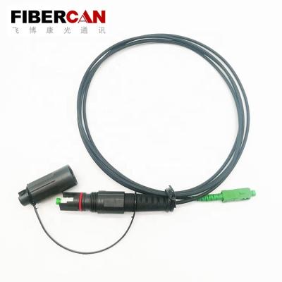 China FTTA Fiber Optic Cable 4.8mm Optitap Patch Cord SC APC Singlemode Compatible Connector for sale