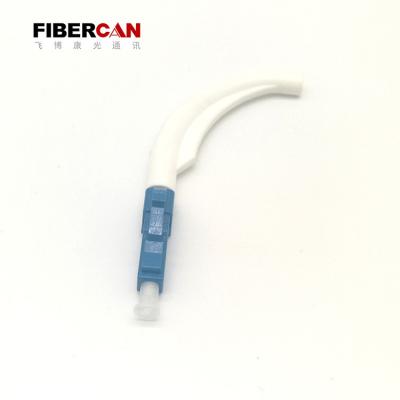 China Make patchcords factory directly LC 90 degree fiber optic connector LC connector with 90 degree truss for sale