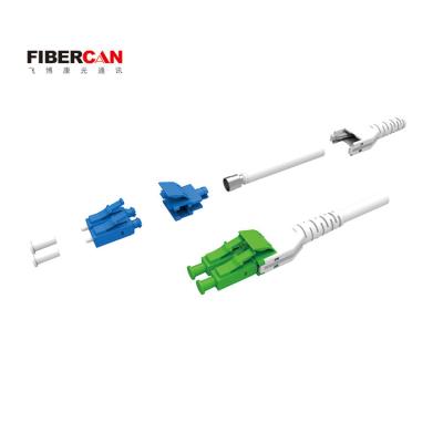 China Make Patchcords 3.0mm DX LC Fiber Optic Unitboot Connector Parts LC conector fibra ptica for sale