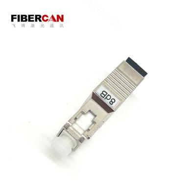 China Metal Type FTTH FTTB FTTC Fiber Optic Attenuator Male To SC Female Fixed Attenuator for sale