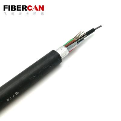 China Outdoor Conduit Products Best Selling Optical Fiber Cable GYTA 6 Core G652d Rodent Proof Cable for sale