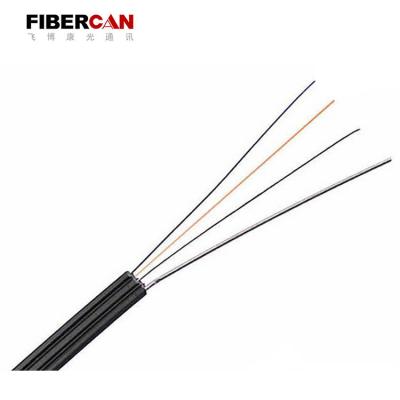 China Low MOQ Manufacturer LSZH Cable 1 Cores Ftth Drop Outdoor Fiber Optic Cable for sale