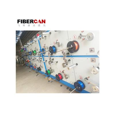 China 12mm Max. OD Indoor Multicore Optical Fiber Cable Maker Professional Cable Machine Indoor/Outdoor Cable Sleeving Production Line for sale