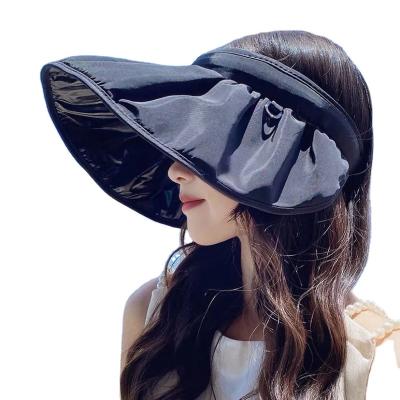 China Factory Wholesale Anti-ultraviolet Baseball Cap Vinyl Headband Baseball Cap Summer Trend Sun Top Hat Casual Sunshade Sunshade for sale