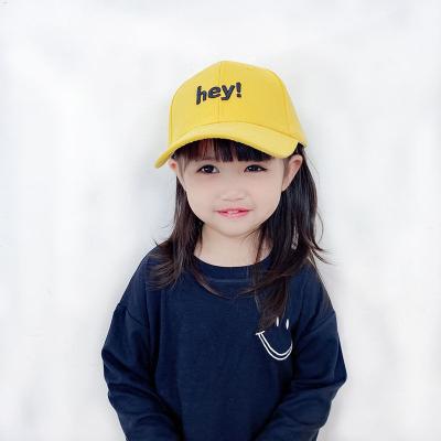 China Korean Version Casual New And Teddy Letter Printing Boys And Summer Teddy Letter Printing Boys And Girls Baseball Cap Spring Baby Hat Spring Girls Hat for sale