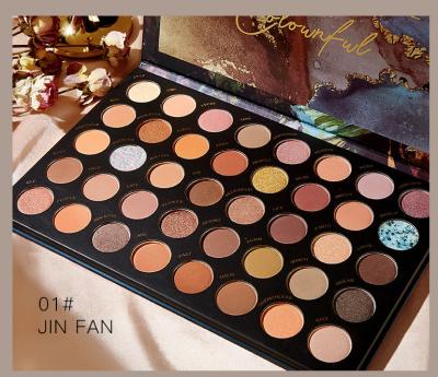 China Waterproof Hot Saleing Make Up Custom Eyeshadow Vegan 40color OEM|odm Highliter Private Label Eyeshadow Makeup Palette Wholesale for sale