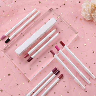 China Waterproof Multi Function Lip Pencil Set Lip Liner Custom Colors New Fashion Durable Wooden Private Label Waterproof Lipstick 3pcs for sale