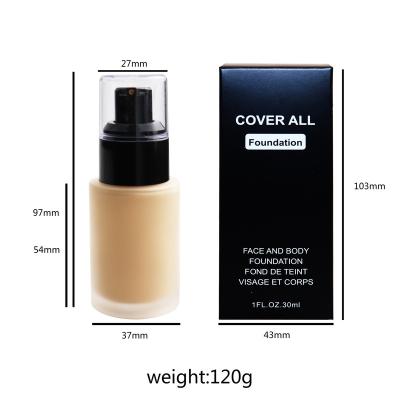 China Moisturizer 12 Color Dark Base No Oil Free Makeup Cosmetics Factory Low Alcohol Vegan Direct Sales for sale