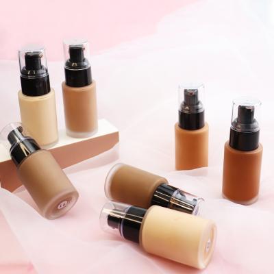 China Moisturizer Customized Wholesale 12 Color Dark Base Cosmetics Liquid Low Makeup No Alcohol Vegan Oil Free Makeup Base for sale