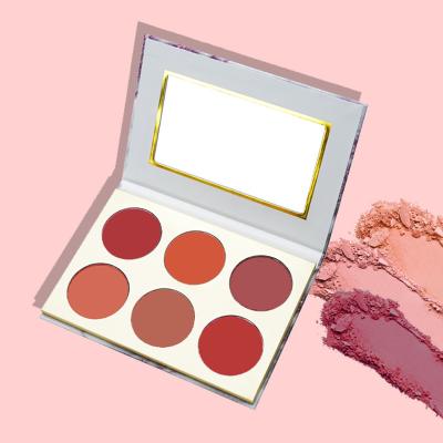 China China Wholesale Waterproof OEM Customized Matte Blush Palette Vegan Makeup Blusher Contour Blush Palette Blush And Contour Palette for sale