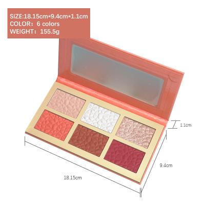 China Fashionable Waterproof Pressed Blush Bronzer Highlighter Bar Palette Highlight Organic Private Label Cosmetics Highlighter Bar Fills Palettes for sale