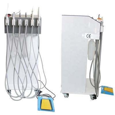 China Portable dental equipment hot-selling cheap portable dental cart new metal type for sale