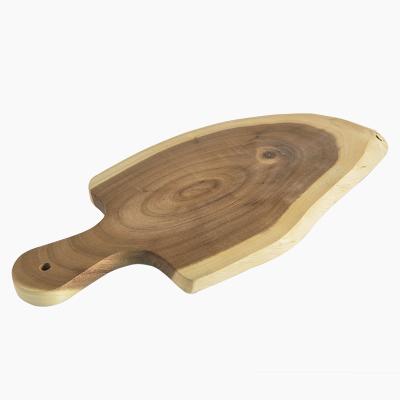 China Sustainable Acacia Wood Chopper Bread Board Serving Board For Kitchen for sale