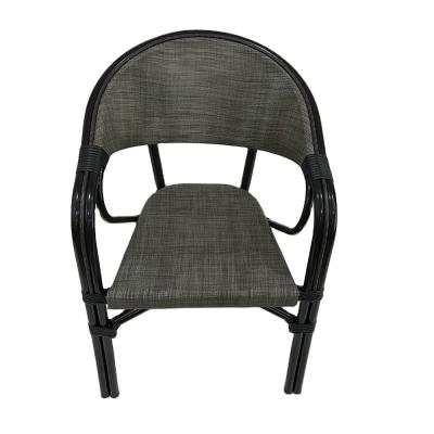 China Weather Outdoor Furniture Wicker Cafe Bistro Chair Turkish Style Rattan Dining Chair for sale