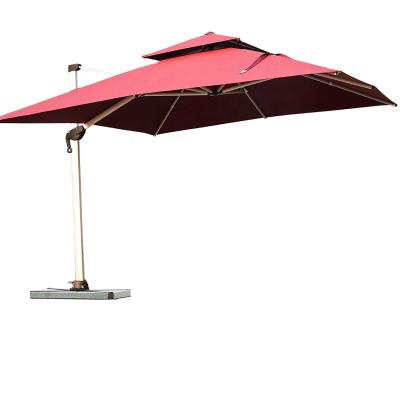 China Modern Garden Umbrella With Height Outdoor Solar Quality Garden Patio Umbrella With Solar Led Sunshade Light for sale