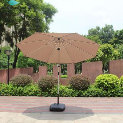 China Contemporary 8 Ribs Luxury Foldable Outdoor Patio Yard Patio Umbrella Cantilever Garden Umbrella in Aluminum Frame for sale