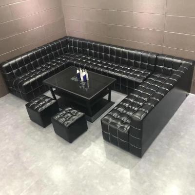 China Modern Hot Selling Bar KTV Nightclub Sofa Music Theme Restaurant Box Platform High End Cafe Sofa Modern Clear UL for sale