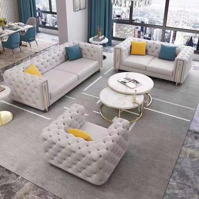 China Modern Velvet Loveseat Sofa With Metal Feet Velvet Sofa Set Living Room Furniture Modern Restaurant Furniture Sofa Lounge for sale