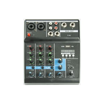 China New Design Mini USB Microphone Digital USB Mixer Audio Mixing Console for sale