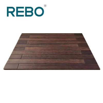 China Modern Hot Sale Strand Woven Bamboo Outdoor Floor Tiles for sale