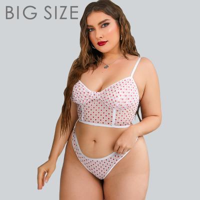 China Adult Plus Size Women's Plus Size Lingerie Women's Quality Sheer Lingerie for sale