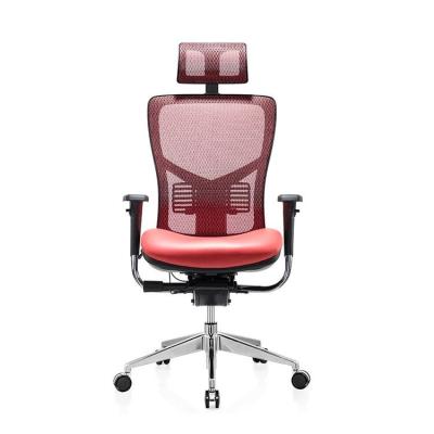 China (Size) JNS-682 Modern Executive Ergonomic Desk Adjustable Mesh Executive Chair with Adjustable Headrest and Seat Plowing for sale