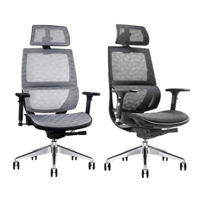 China Factory Direct Sale Adjustable High Back Mesh Ergonomic Swivel Office Chair (Height) With Headrest for sale