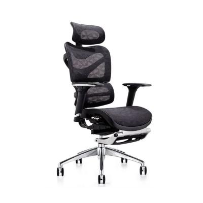 China Good Quality Cooling Mesh Modern Rotating Ergonomic Chair with Footrest for Home Office for sale