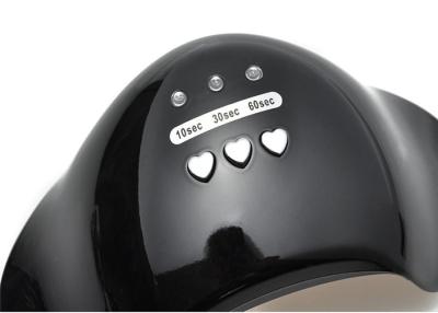 China Black Color Portable Led Lamp Nail Dryer UV Lamp 12W Nail Dryer for sale