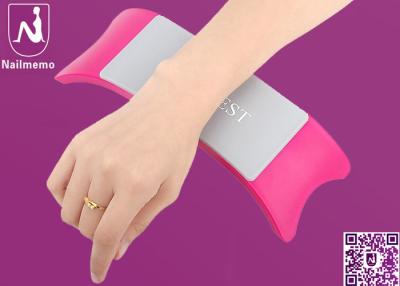 China Pink Nail Arm Rest Accessories For Manicure Nail Salon Hand Holder for sale