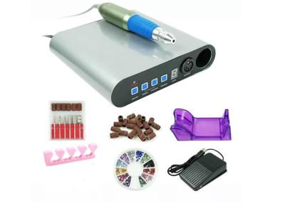 China Light Weight Nail Art Tool / Pro Nail Drill Machine With Microcomputer Control Forward for sale