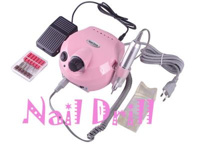 China Pink Mini Polish Nail Art Drill Machine For Home / Electric Nail Drill For Acrylic Nails for sale