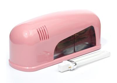 China Portable Pink Color 9w Uv Nail Lamp With 5,000 Hours Working Life for sale