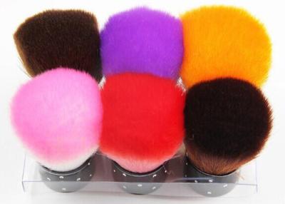 China Multi Color Fibre Nail Cleaning Brush Tools For UV Gel / Art Nail Dust Cleaner for sale