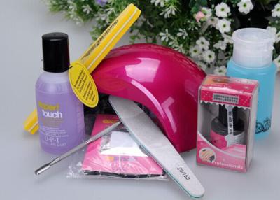 China Nail Art Accessory Nail Gel Starter Kits Personal Use , UV Nail Curing Lamp for sale