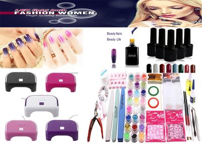 China Powerful LED UV Nail Lamp Kits Quick Curing Time 30s With UK , EU , Au , US Plug for sale