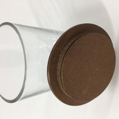 China Wear-resistant and not easy to deform Custom Logo Travel Glass Bamboo Wooden Tea Nut Cup Lid from factory wholesale price for sale