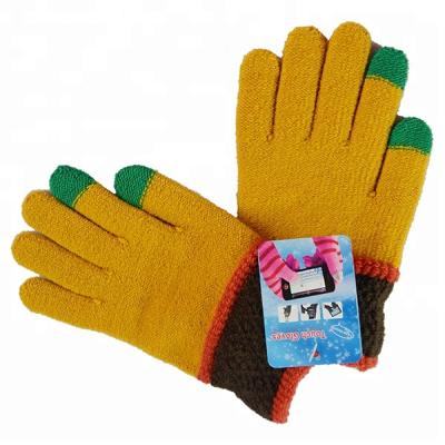 China High Quality Touch Screen Gloves Knit Gloves 100% Acrylic Touch Screen Winter Gloves for sale