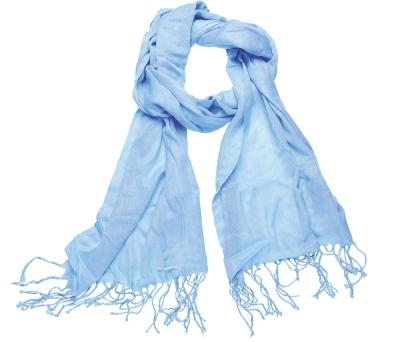 China Hot Sale Fashion Solid Color 100% Viscose Lady Scarf Summer Fashion Scarves for sale