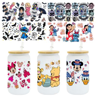 China Washable No Cup Pattern Design Vinyl Decal Sticker Custom Sticker Transfer Packaging Uv Dtf Cup Packaging Mug Coffee Mug for sale