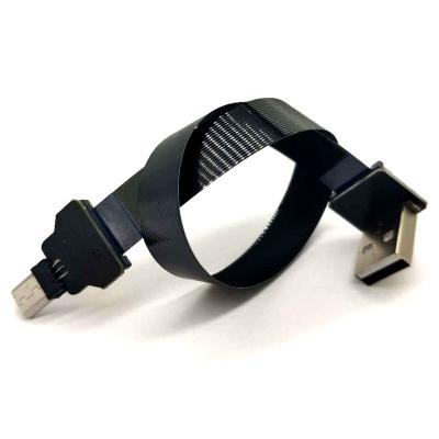 China XAJA Electronic Customized Flat Ultra Thin Micro USB Cables FFC Cable for sale