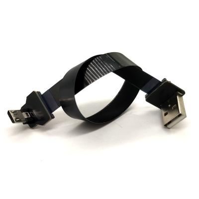 China XAJA Electronic Customized Ultra Thin Micro USB Ribbon Cable FFC Flat Cable Mini USB Cable for sale